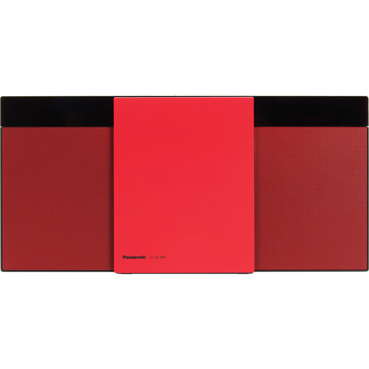 Panasonic SC-HC304EG-R - Estéreo de diseño con Digital Dab+ (Bluetooth, FM, CD, Micro con 20 W RMS), Color Rojo
