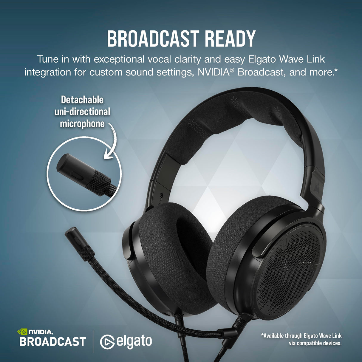 Corsair Virtuoso Pro Auriculares para Juegos con Cable y Parte Trasera Abierta, micrófono unidireccional Desmontable, Controladores de grafeno 50 mm, Respuesta de frecuencia de 20 Hz-40 kHz, Carbono