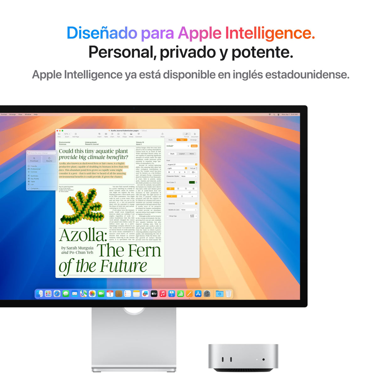 Apple Mac Mini Ordenador de Mesa con Chip M4 Pro, CPU de 12 núcleos y GPU de 16 núcleos: diseñado para Apple Intelligence,24 GB de Memoria unificada, SSD de 512GB, Gigabit Ethernet
