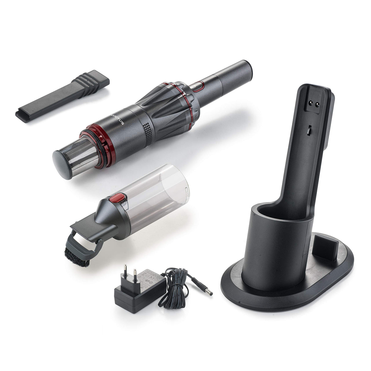 INVICTUS ONE Recarga + 1 Cable-Compacto y Potente-Sistema de filtración del Aire-Autonomía 15 min-0,5 kg, Negro
