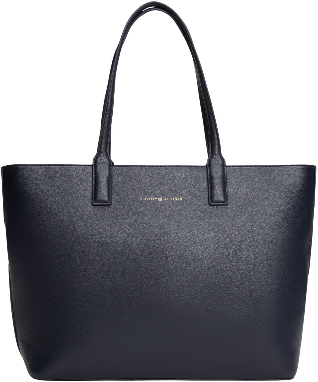 Tommy Hilfiger Bolso Tote Mujer Logotape con cremallera, Azul (Space Blue Corp), Talla Única