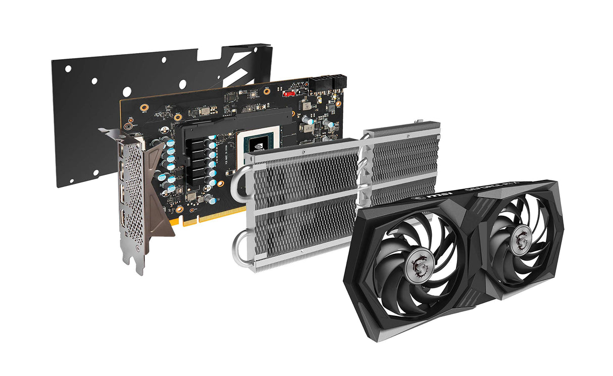 MSI Tarjeta gráfica Gaming GeForce RTX 3060 12GB 15 Gbps GDRR6 192-Bit HDMI/DP PCIe 4 Twin-Frozr Torx Fan Ampere RGB OC (RTX 3060 Gaming X 12G)