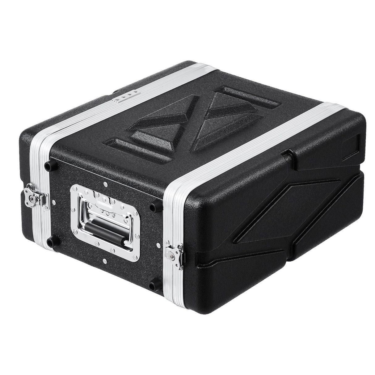 VEVOR 4U Gabinete para Servidor, Profundidad de 361,95 mm, Gabinete para Rack de Servidor con Manija de Construcción ABS, Paneles Frontal y Posterior Desmontables para Amplificadores, Mezcladores