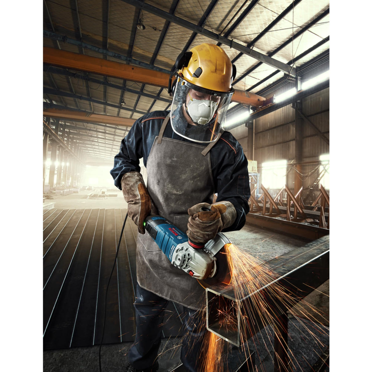Bosch Professional GWS 30-180 PB - Amoladora angular (Brushless, Ø 180 mm, 2800 W, KickBack Control, hombre muerto, freno)