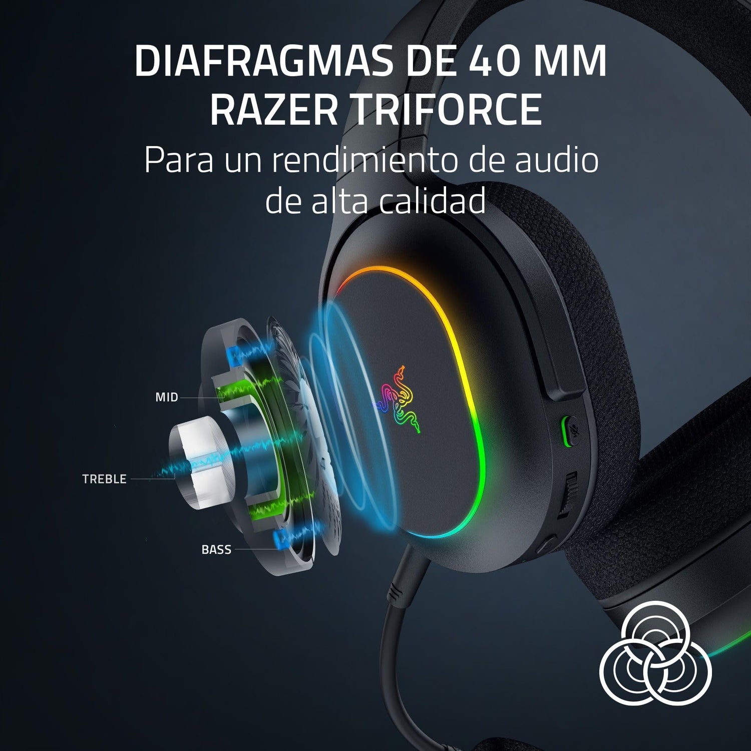 Razer Barracuda X Chroma - Auriculares inalámbricos para Juegos multiplataforma con 6 Zonas Chroma RGB (SmartSwitch Hyperspeed y Bluetooth, Altavoces de 40mm, micrófono Desmontable) Negro