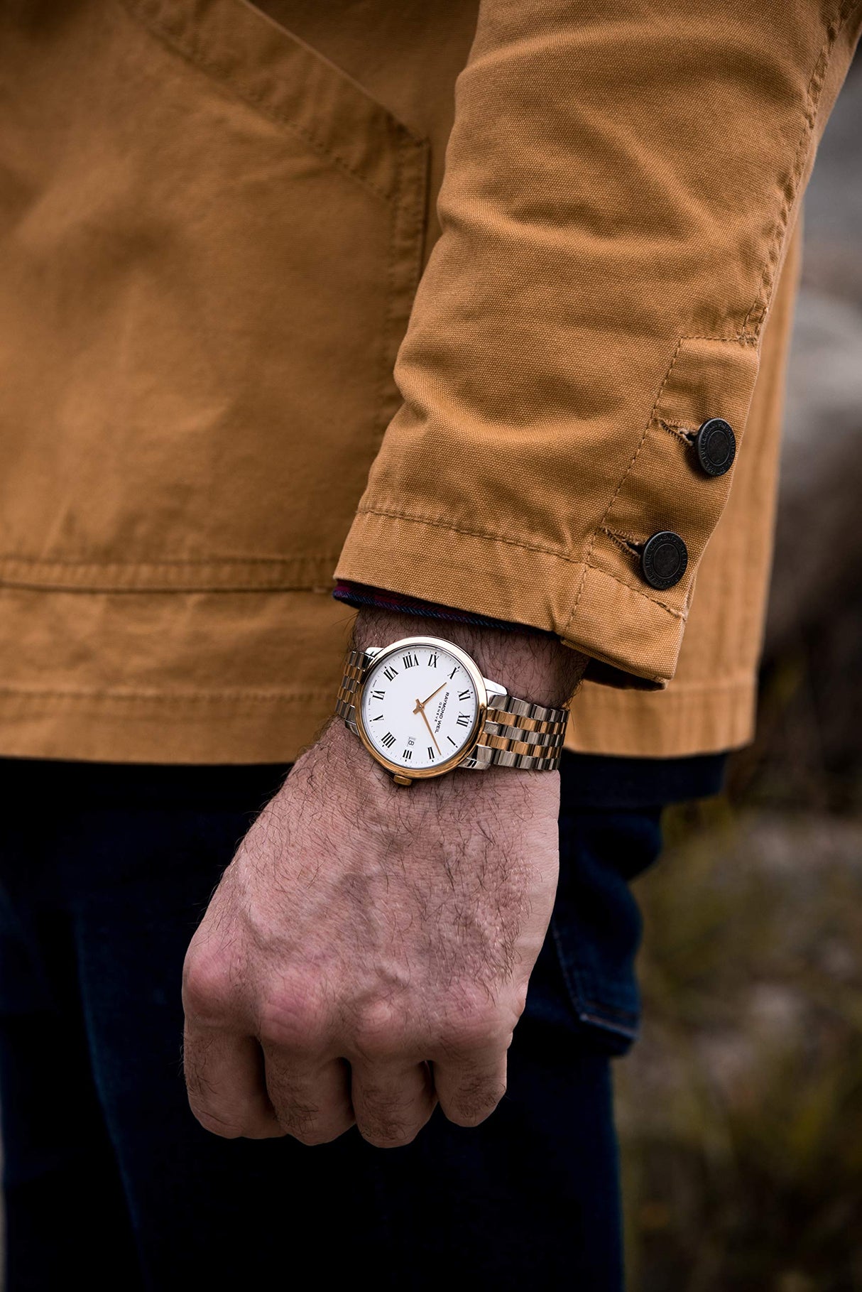 RAYMOND WEIL Reloj Analógico para Hombres de Cuarzo Suizo con Correa en Acero Inoxidable 5485-STP-00300