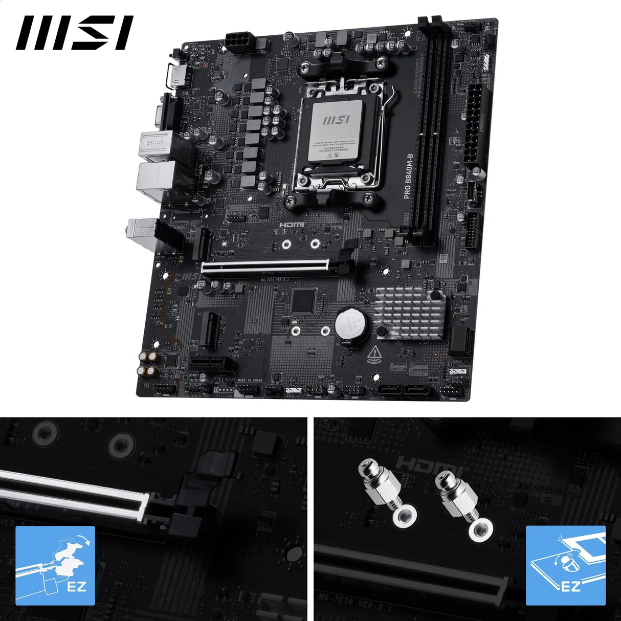 MSI Pro B840M-B - Placa Base