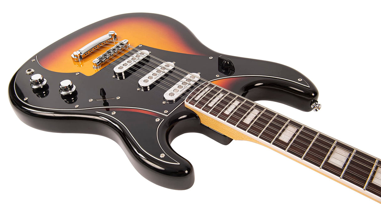 SAFFIRE 12 GUITARRA ELÉCTRICA - 3 TONE SUNBURST
