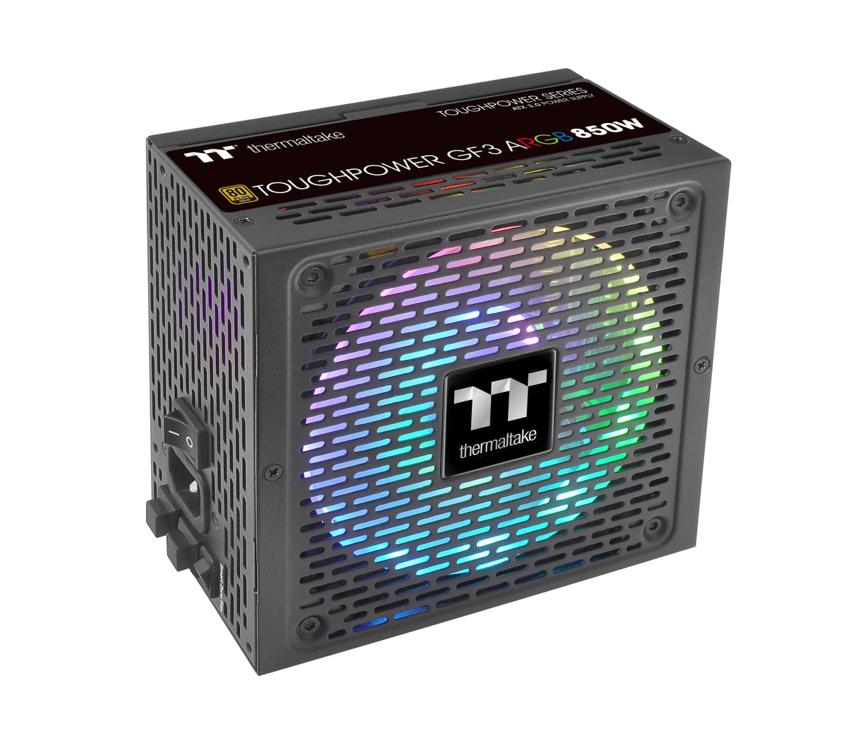 Thermaltake Toughpower GF 3 ARGB 850W | PC ATX 3.0 Power Supply | PCIe Gen 5.0 | 80-Plus-Gold | Fully Modular | Quiet 140 Fan | EU Certified | Black