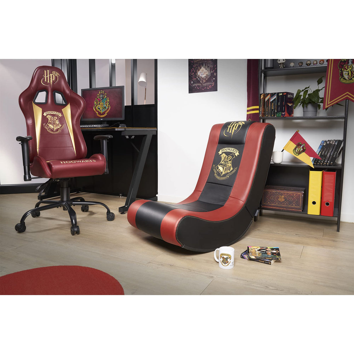 Subsonic - Harry Potter - Silla Gaming Ergonomica Respaldo/Asientos Ajustables - Silla De Oficina Gamer para Adultos con Licencia Oficial (Windows 8)