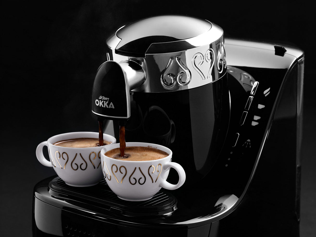 Arzum Ok002 Okka Turco Cafetera, Aluminio, Plata