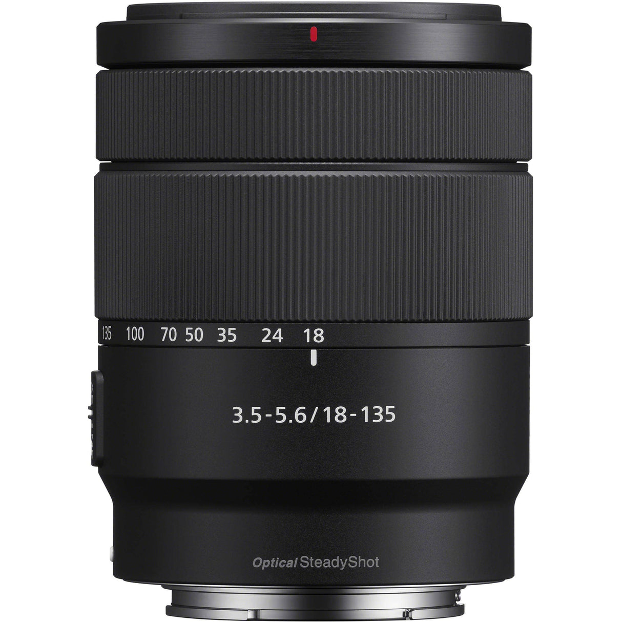 Sony Lente Zoom (Montura E, Formato APS-C, 18 - 135 mm F3.5-5.6 Oss, Zoom de 7.5 X), Color Negro
