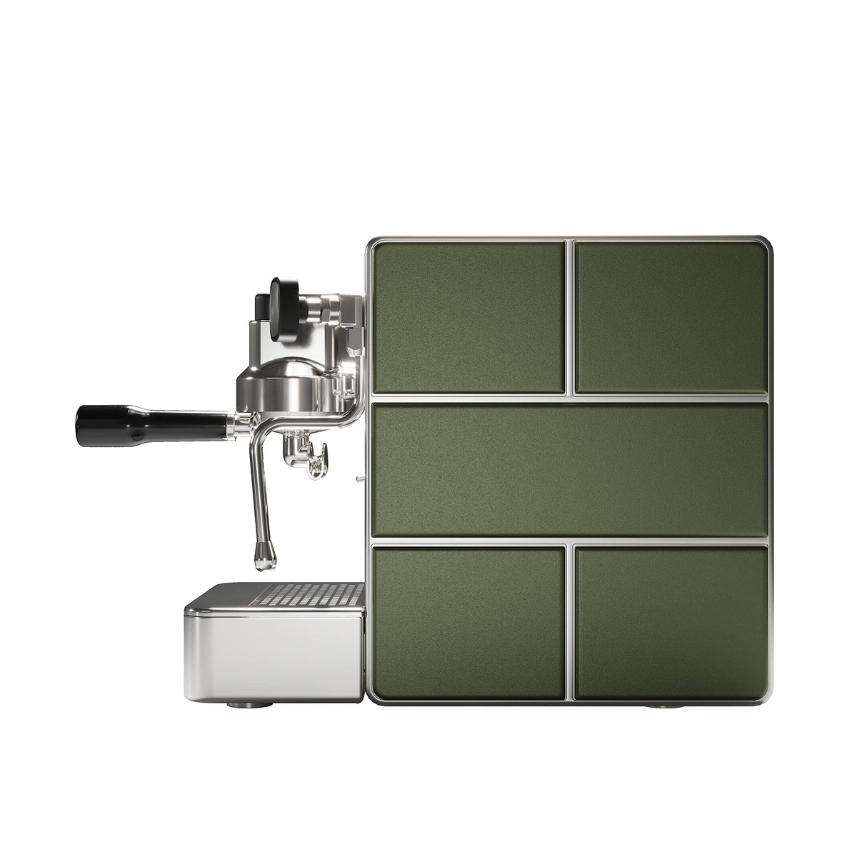 IUSOT STONE Portafiltros para cafetera espresso, satinado, plateado y verde
