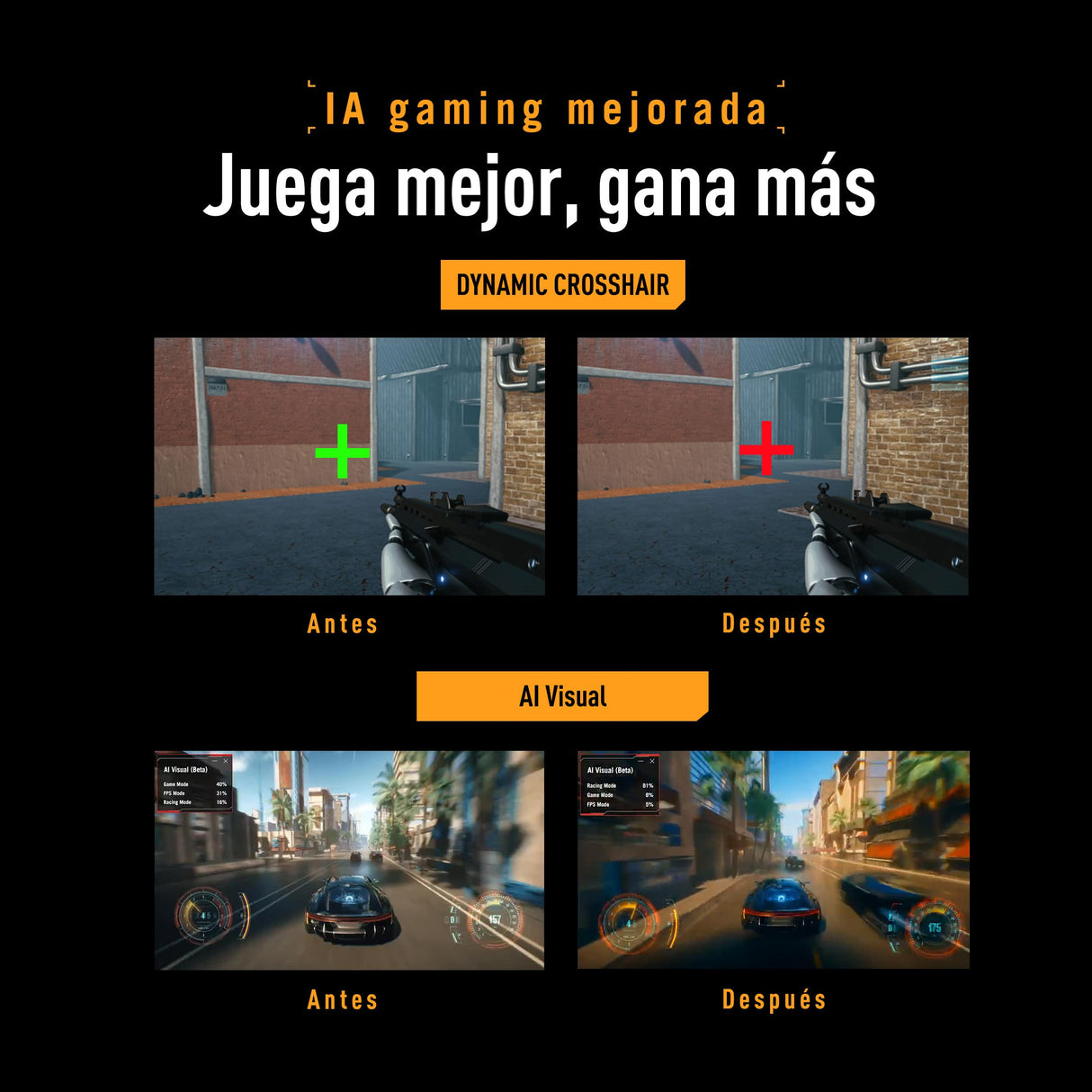 ASUS TUF Gaming VG279Q5R - Monitor de 27", Full HD (1920 x 1080), 200 Hz, Fast IPS, ELMB, 0,3 ms GTG (mín.), Altavoces estéreo, DisplayWidget Center, AI Visual