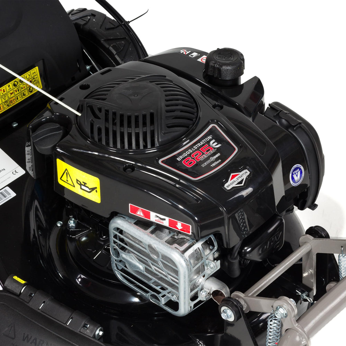 NAX POWER PRODUCTS 2000S Briggs & Stratton Serie 625EXi 150 cm3 ReadyStart Ancho de Corte 46 cm Cesta 60l Ruedas giratorias Delanteras cortacésped a Gasolina con propulsión, nax2000s 625exi 46 cm