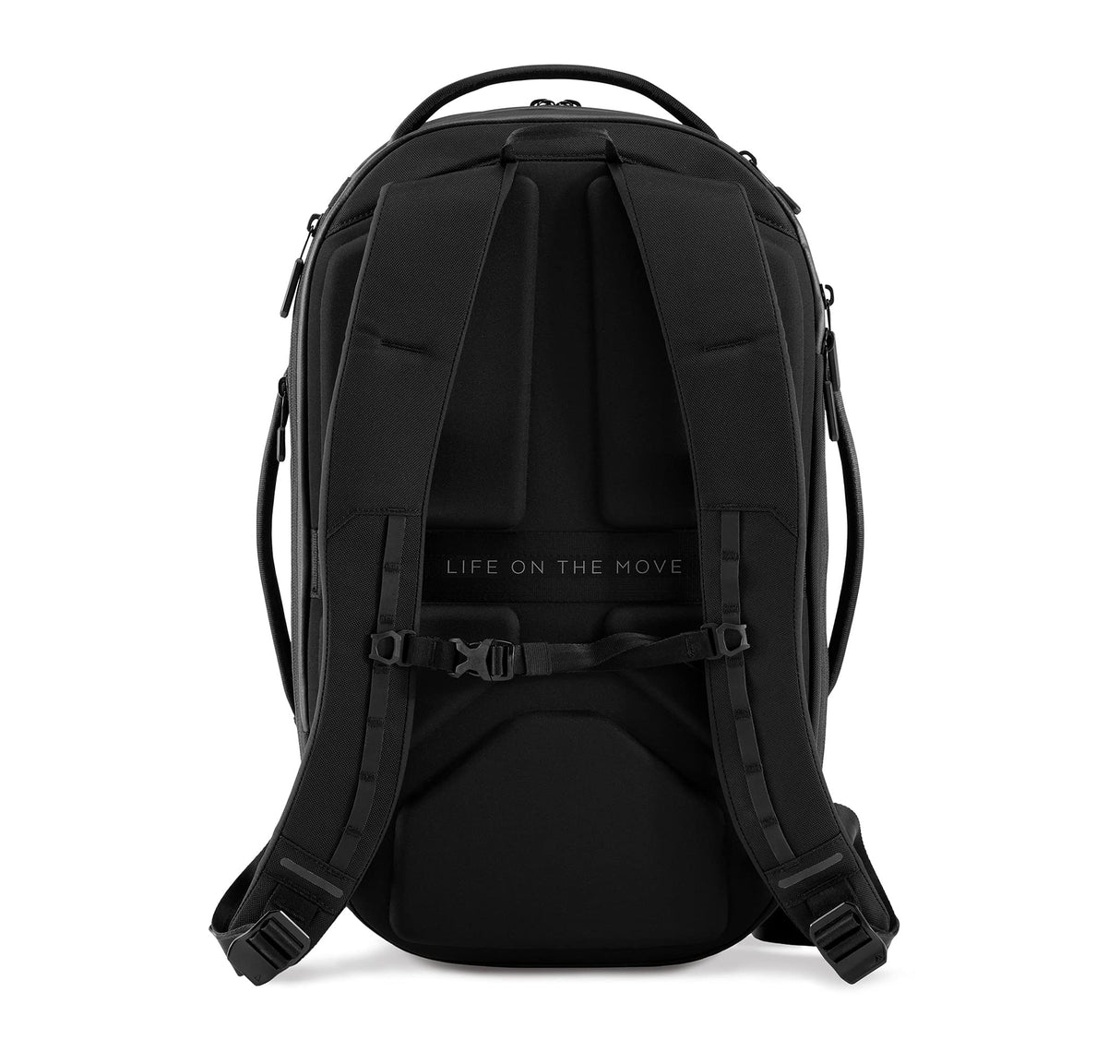 Gomatic Navigator Backpack 15-21 L Black | Mochila de Viaje | Mochila para el Portátil | Equipaje de Mano | Mochila para el Gimnasio | Bolsa de Mano | Mochila de Día | Ampliable | Resistente al Agua