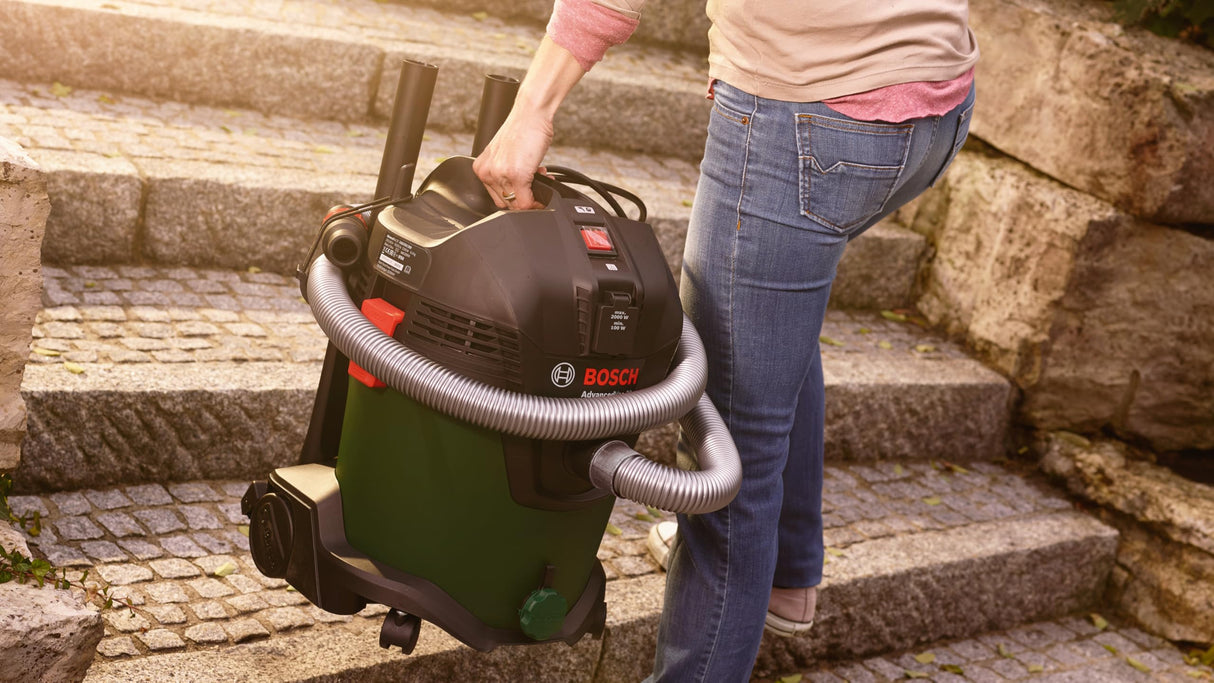 Bosch Aspirador en seco y húmedo AdvancedVac 20 (1200 vatios, Volumen de contenedor de 20 litros, en Caja)