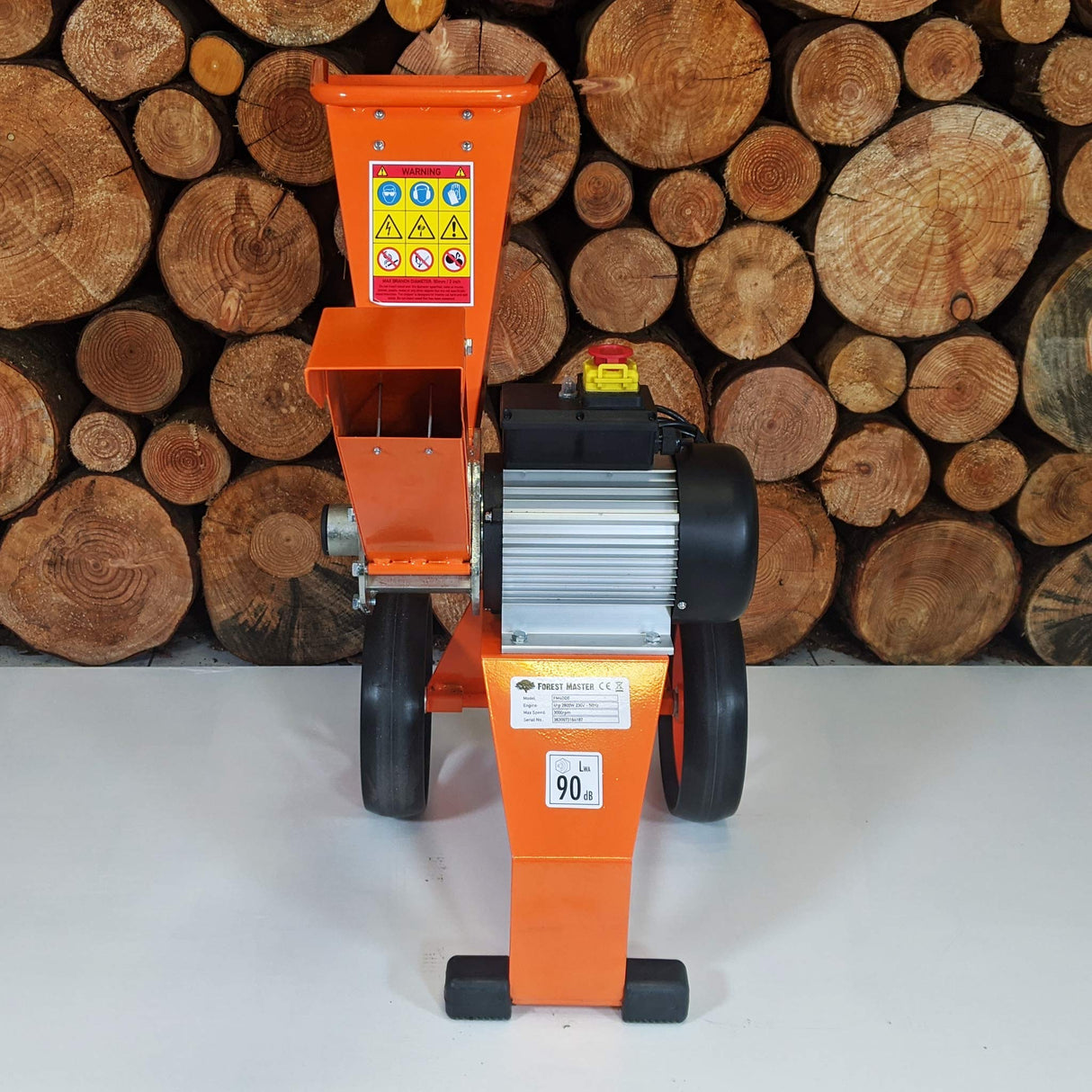 Forest Master Trituradora de 2800 W, 4 PS, Rama de Hojas de Madera, trituradora de jardín, trituradora eléctrica
