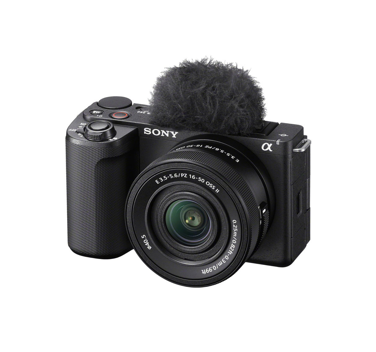 Sony Alpha ZV-E10 II, Cámara de vídeo APS-C mirrorless, con objetivo Kit Power Zoom 16-50 mmf/3.5-5.6 (vídeo 4K60p, grabación en 4:2:2 de 10 bits, 26 MP, estabilización digital, Eye AF en tiempo real)