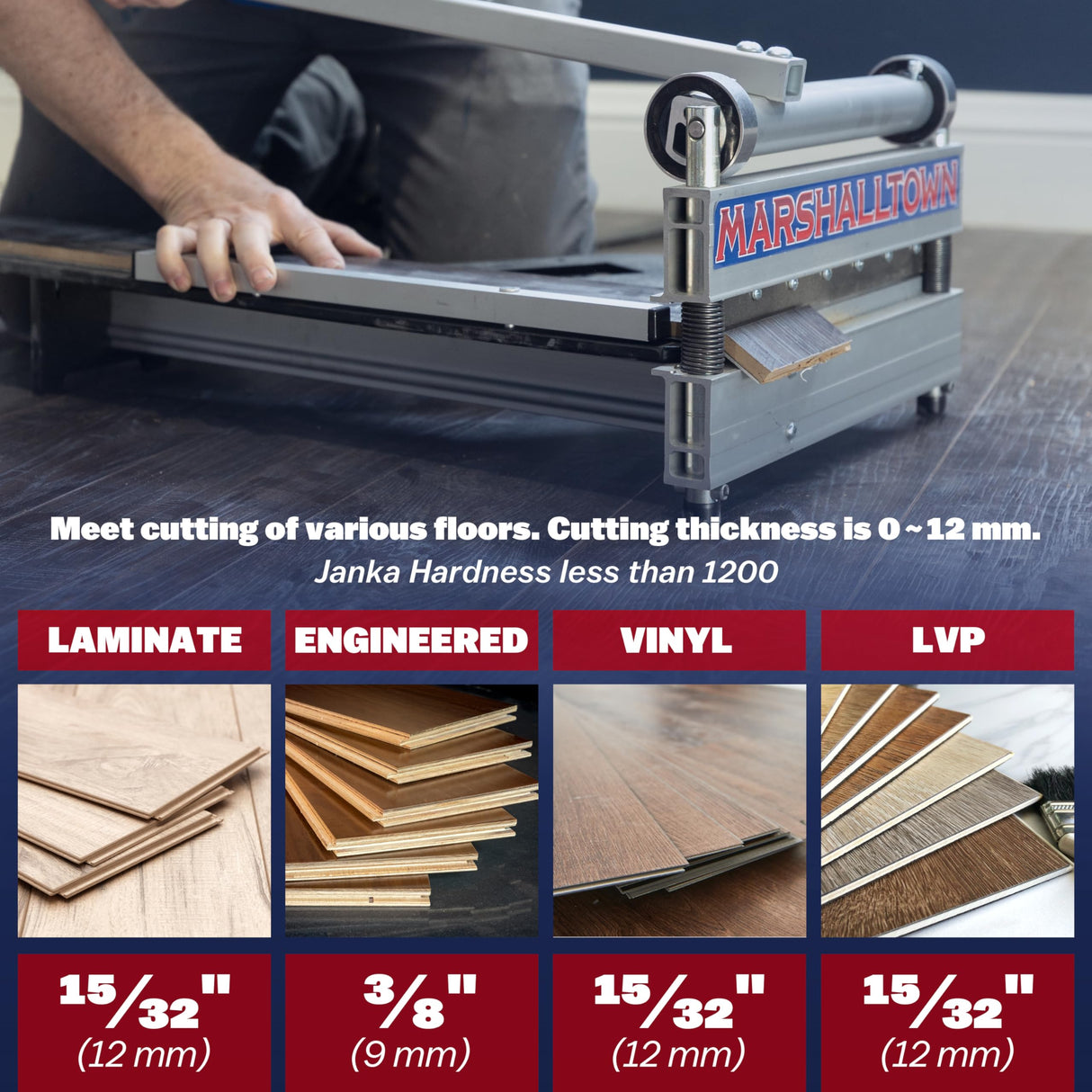 Bullet by Marshalltown «Cizalla ligera» para suelos laminados y vinílicos, longitud de corte: 330 mm