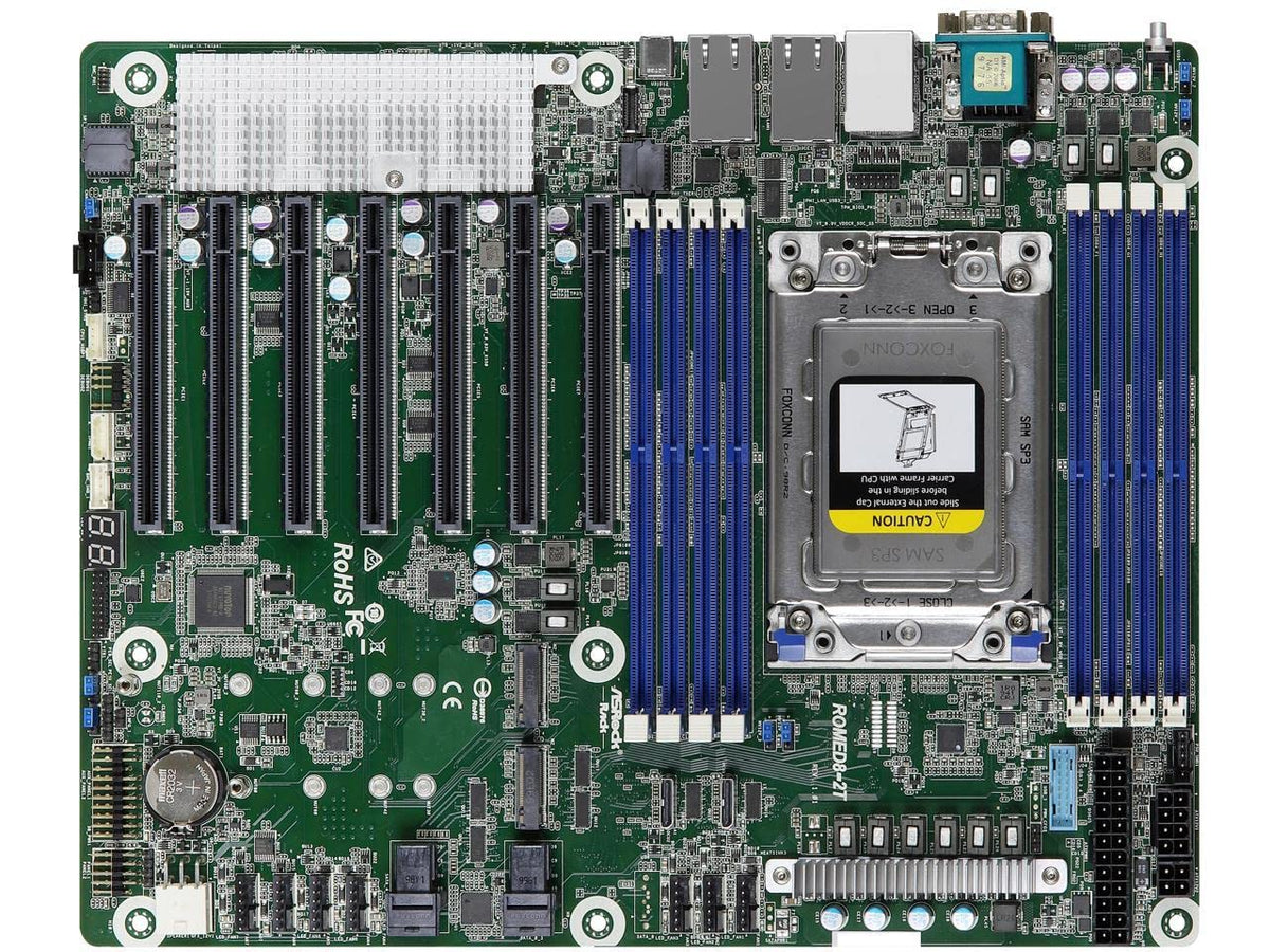 ASRock Rack ROMED8-2T - Placa Base - ATX - Socket SP3