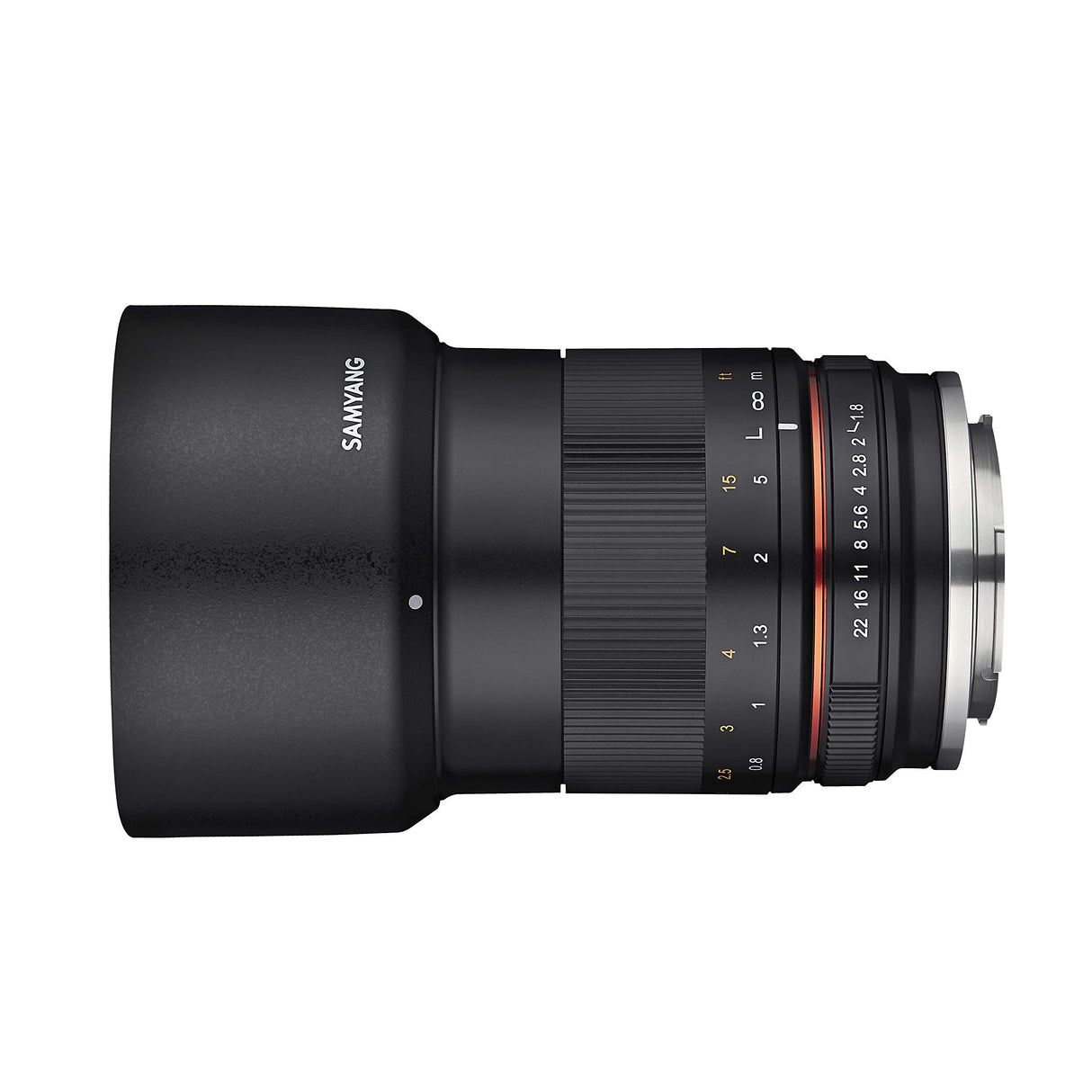Samyang SA3504 - Tele-Objetivo Medio CSC 85mm F1.8 para Sensor APS-C Sony E, Negro