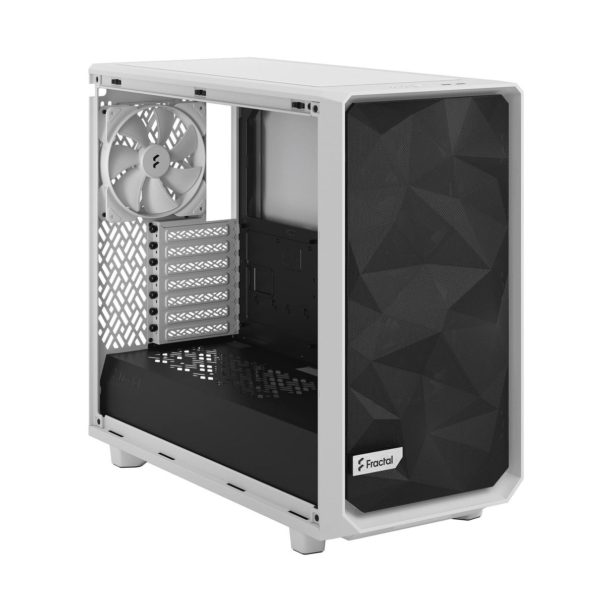 Fractal Design Meshify 2 Lite White Tempered Glass - ATX Mid Tower Computer Case