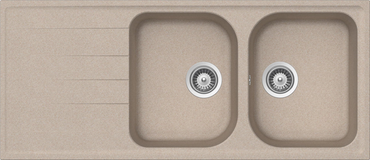 Schock SC D200A/58 Fregadero, Beige, 116x50x22 cm