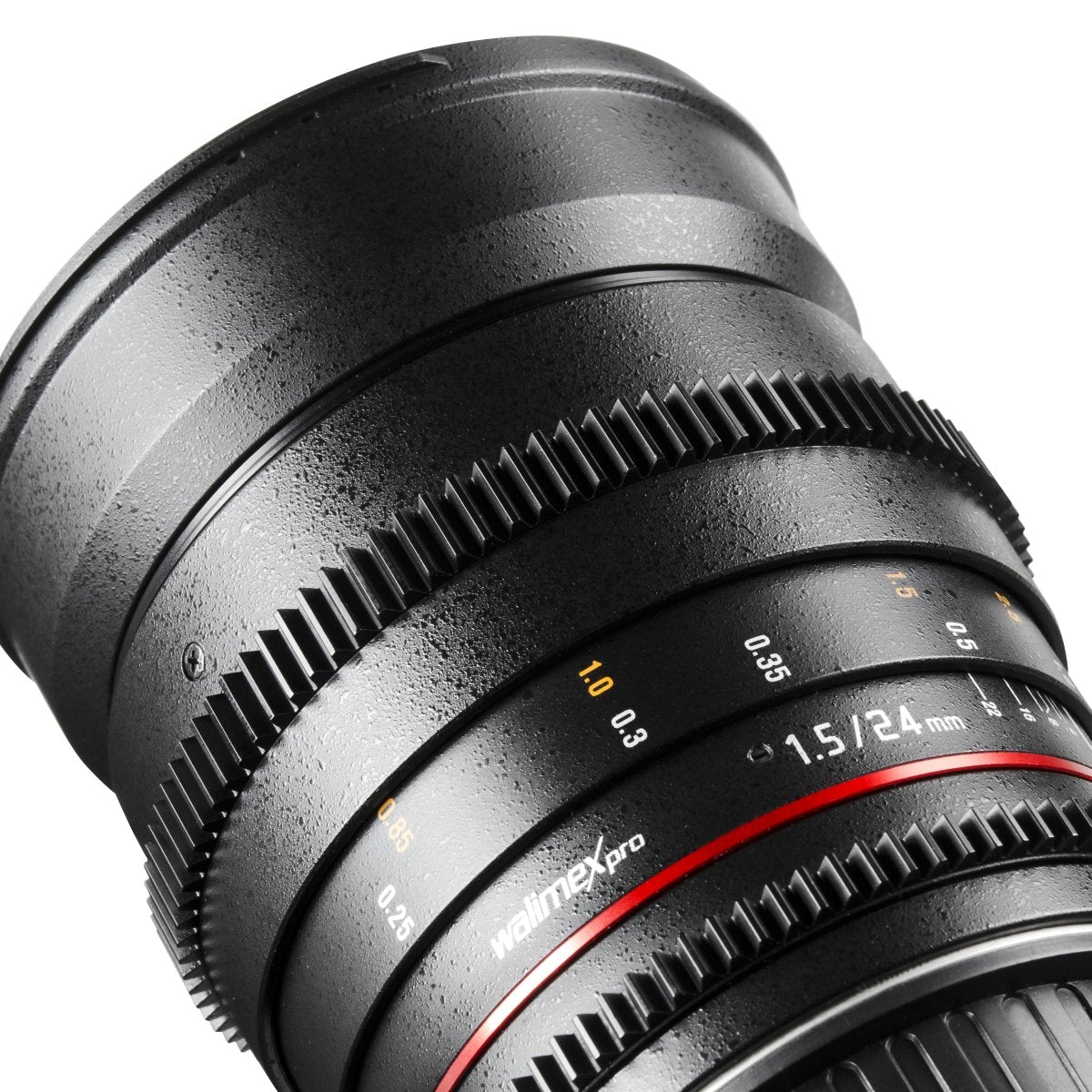 Walimex Pro - Objetivo Gran Angular para Montura Nikon (Rosca de 77 mm, 24 mm f/1,5)