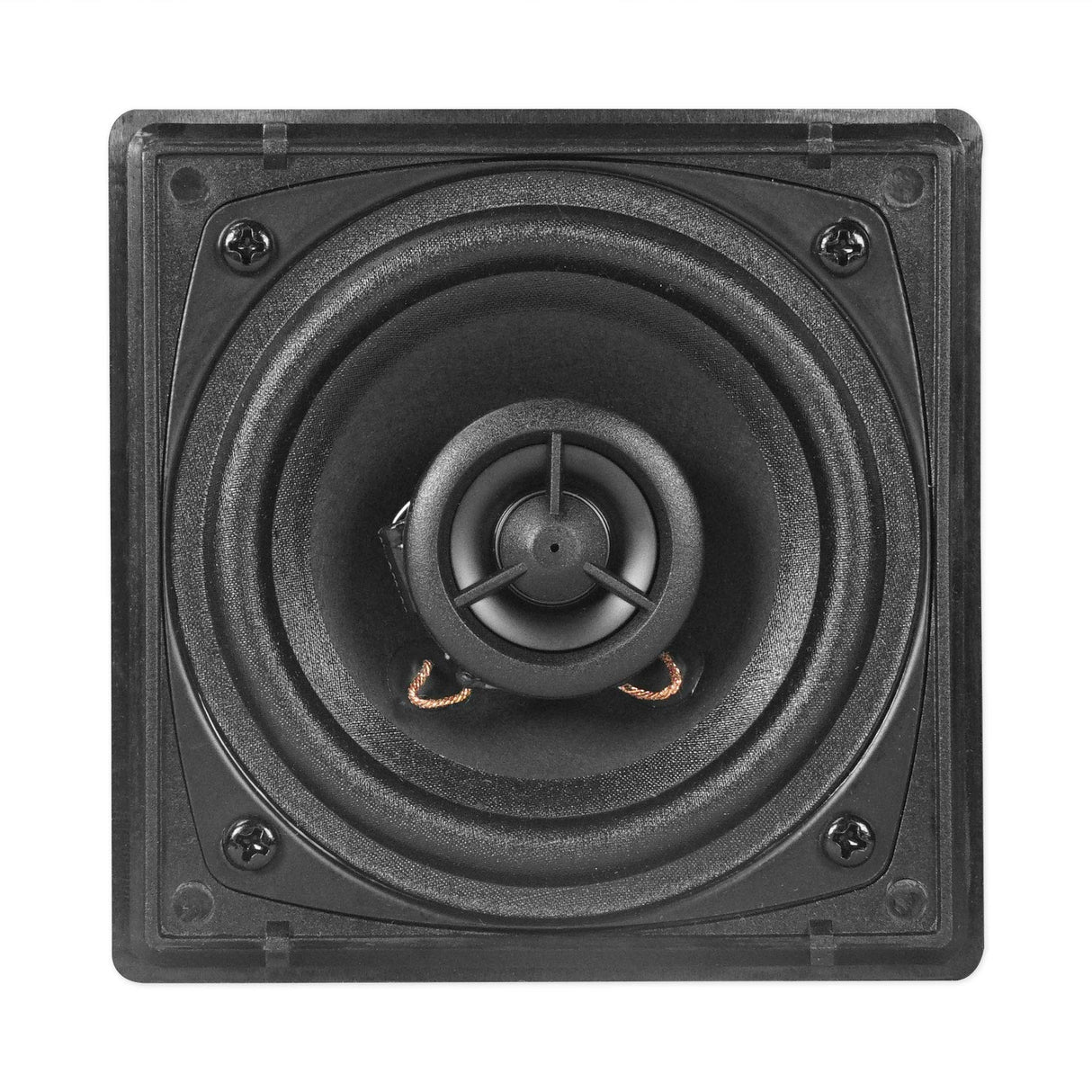 Rockville Cube - Par de Altavoces giratorios para Montaje en Pared (8,9 cm), Color Negro