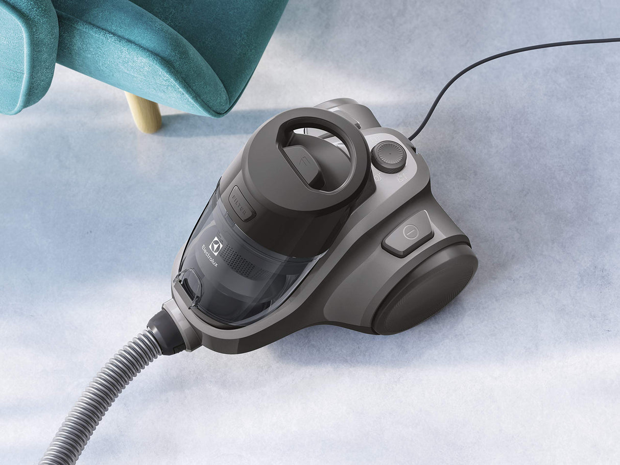 Electrolux EC41-4T Ease C4 Aspirador sin Bolsa, Metal, Negra