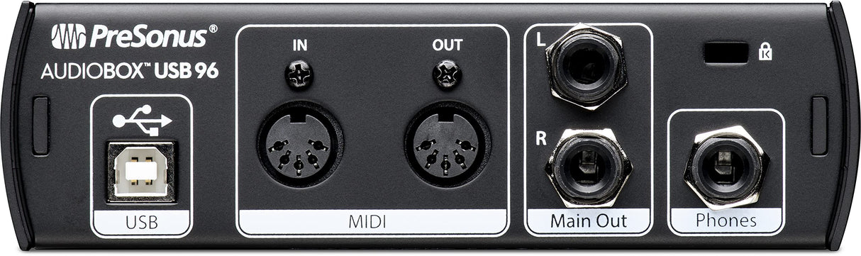 PreSonus AudioBox 96 Studio Ultimate, Paquete de Interfaz de Audio para Grabación y Producción, con Micrófono, Auriculares, Monitor de Estudio Eris E3.5 y Software, Edición 25º Aniversario