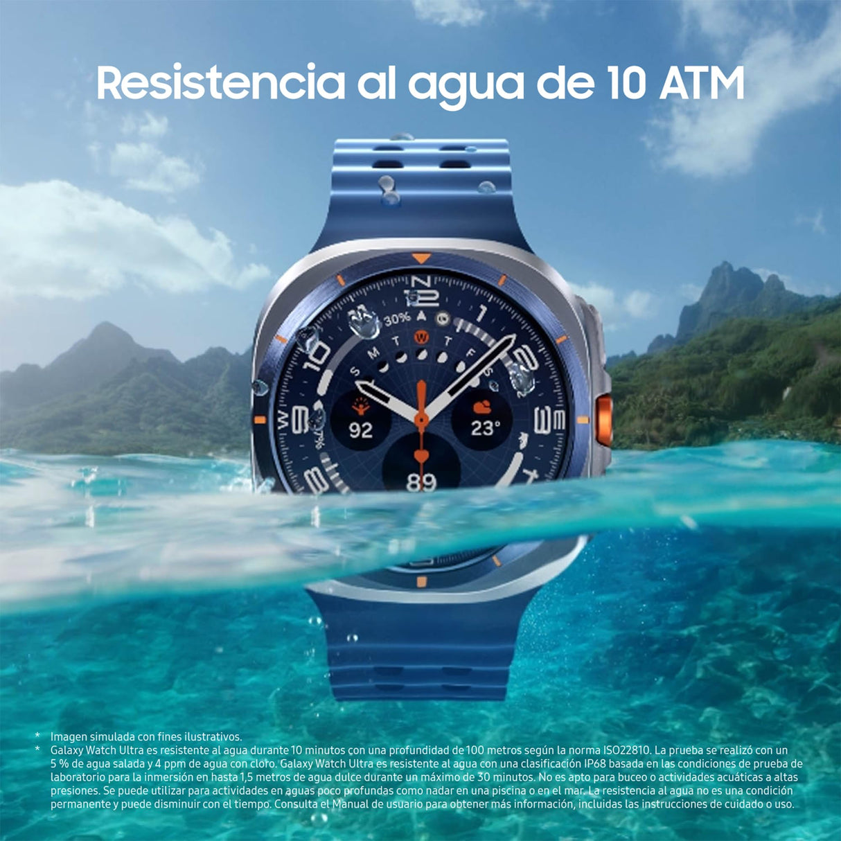Samsung Galaxy Watch Ultra 2025 47mm - Smartwatch LTE con IA, Titanio, Botón Personalizable, Control de Salud, Garantía del Fabricante 3 Años + 1 año Extra, Blanco Titanio (Versión española)