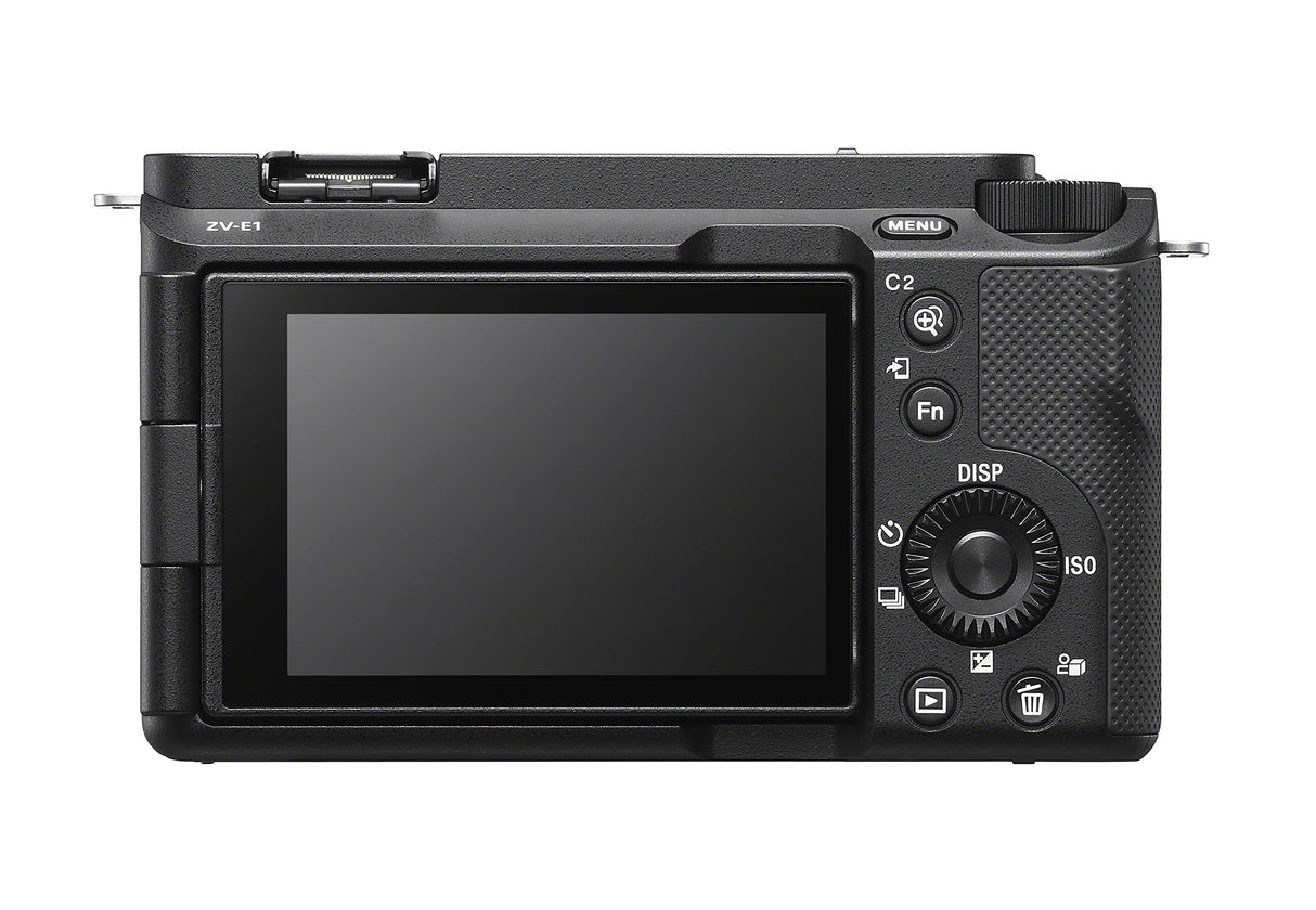 Sony ZV-E1, Cámara vlogging mirrorless full-frame de objetivo intercambiable con 28-60 mm f/4-5.6 (compacta y ligera, 4K 60p, 12.2 MP, sistema de estabilización de 5 ejes y digital)