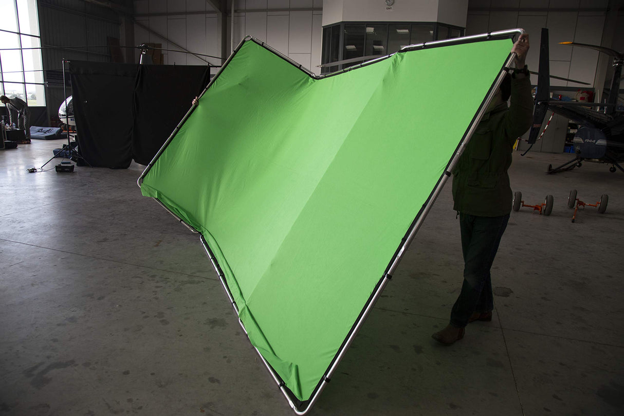Manfrotto Panorama Hintergrund 4m (Chromakey Grün) BLL