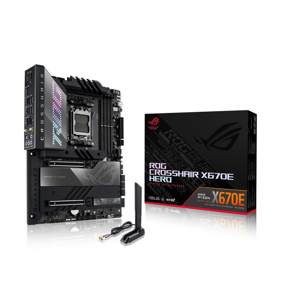 ASUS ROG CROSSHAIR X670E HERO Carte mere Socket AM5 AMD X670
