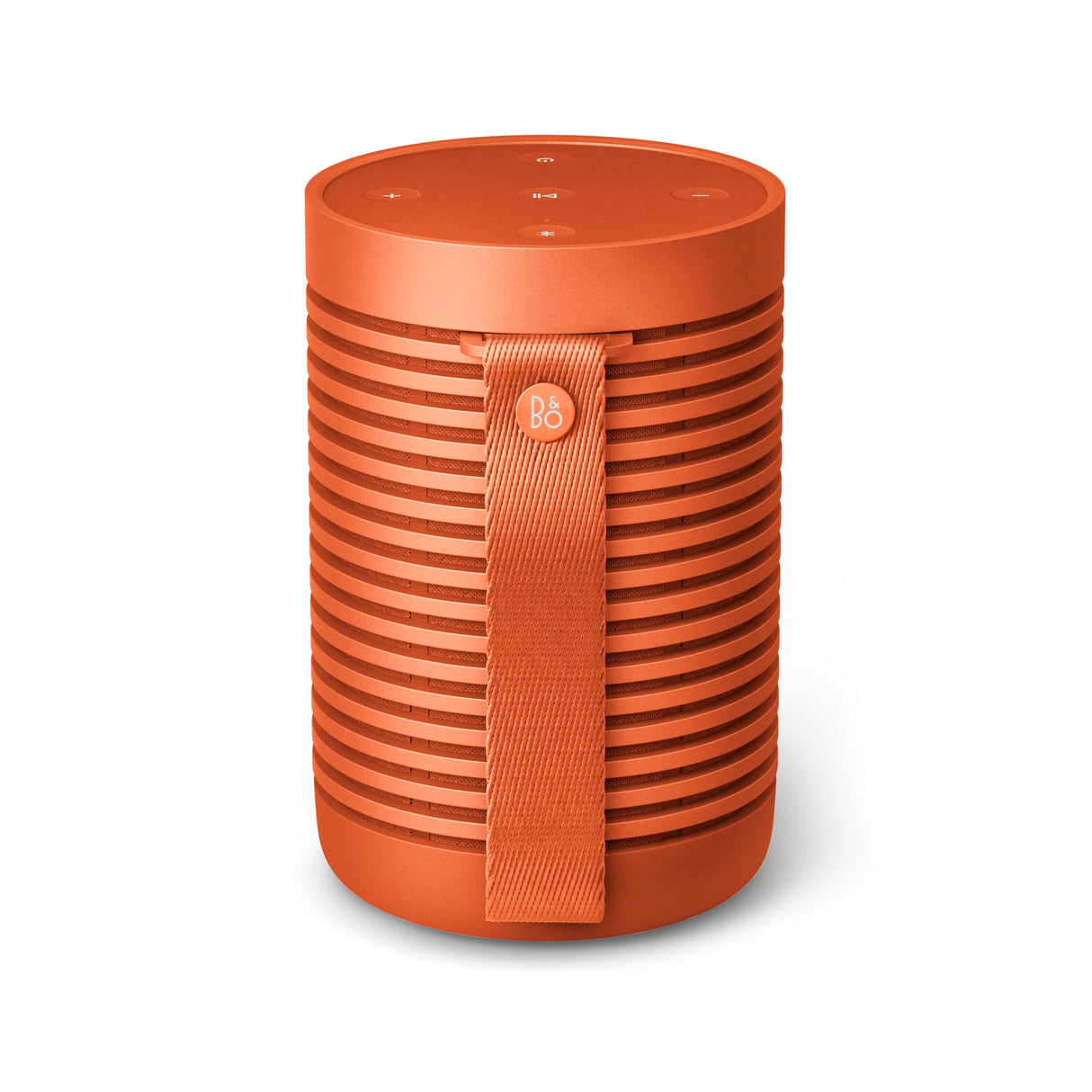 Bang & Olufsen Beosound Explore 360 Grados Altavoz portátil inalámbrico Bluetooth de 360 Grados,Alta Gama Duradera,Hogar y Viajes,IP67 Resistente al Agua y al Polvo,hasta 27 Horas - Bonfire Orange