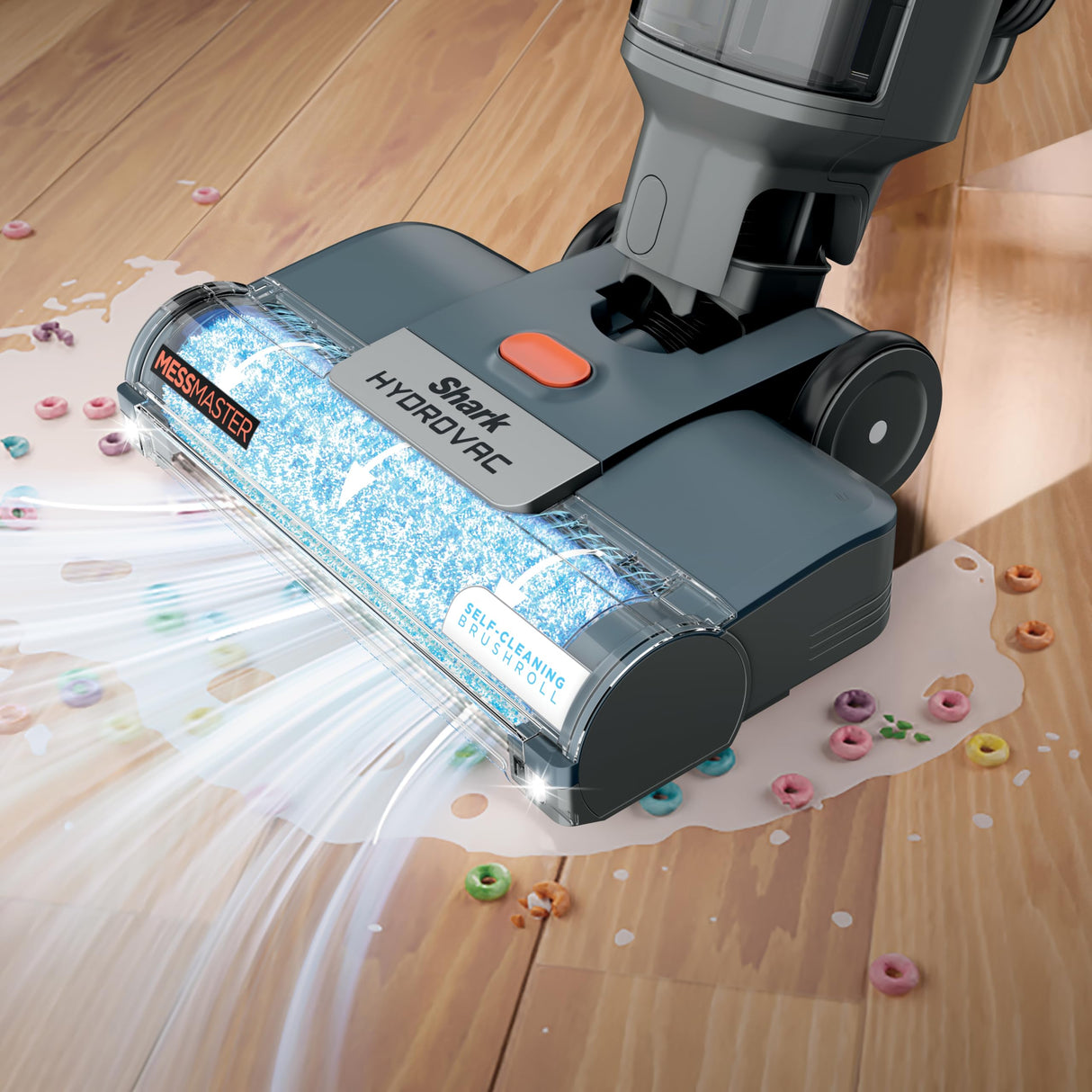 Shark Corded 3-in-1 Vacuum HydroVac MessMaster-Sistema de aspiración, fregona y autolimpieza con Cable 3 en 1, para Suelos Duros y alfombras de área, WD161, Plástico, Navy