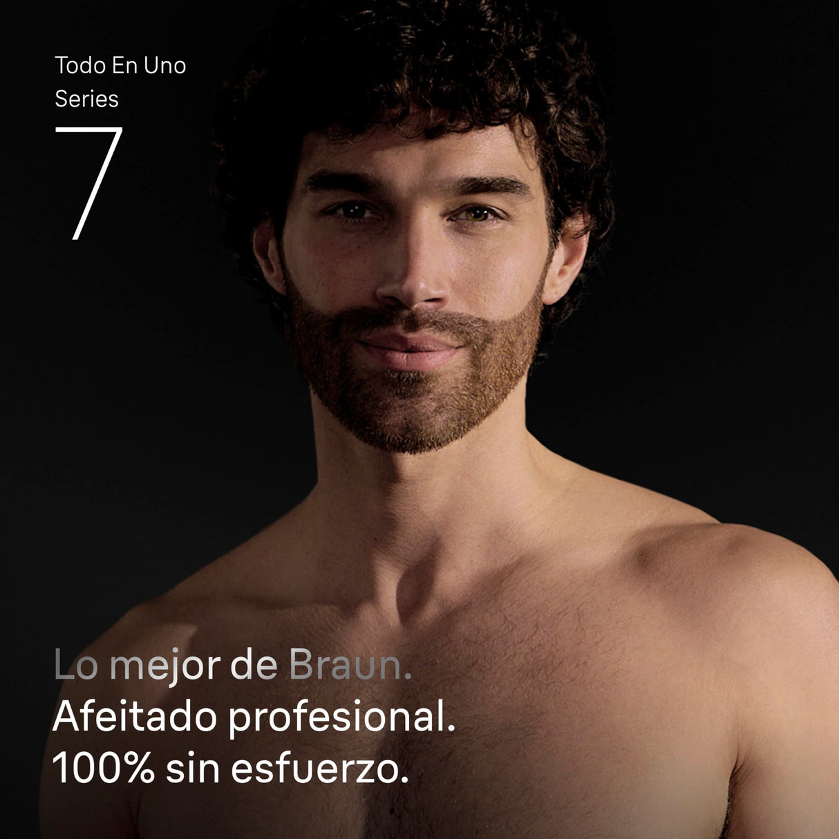 Braun Recortadora Todo En Uno Series 7 AIO7585, Kit De Styling 18en1 Para Barba, Pelo, Orejas, Nariz y Cuerpo, 120 Min De Autonomía, Cortapelos Hombre Con Lámina Ultra Afilada, Gris