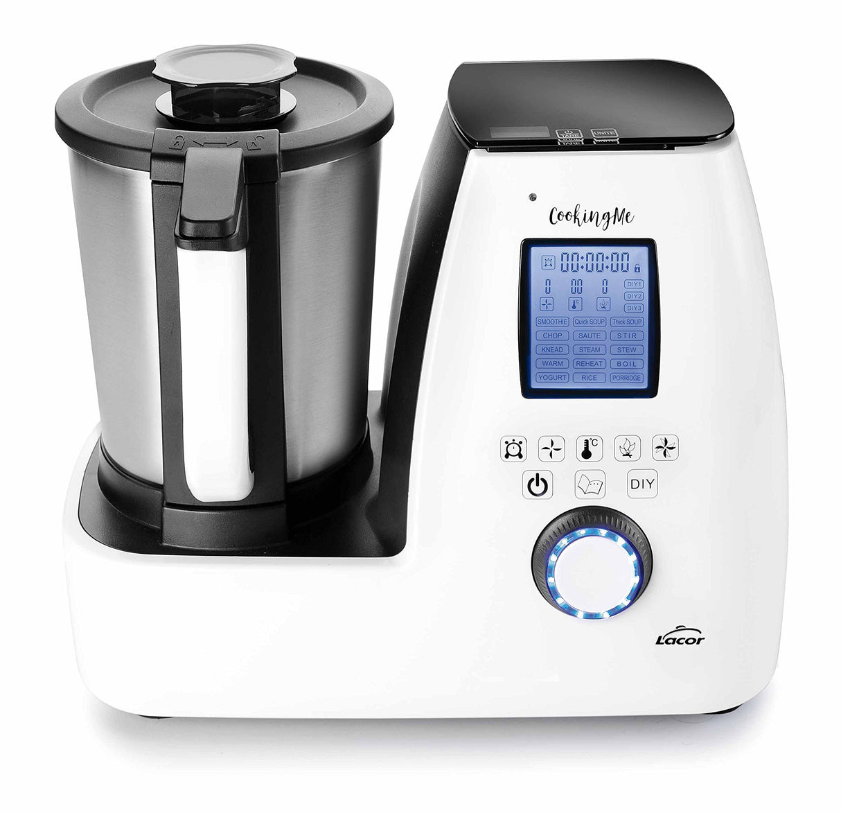 Lacor Cookingme Robot de Cocina Recetario Español, Blanco