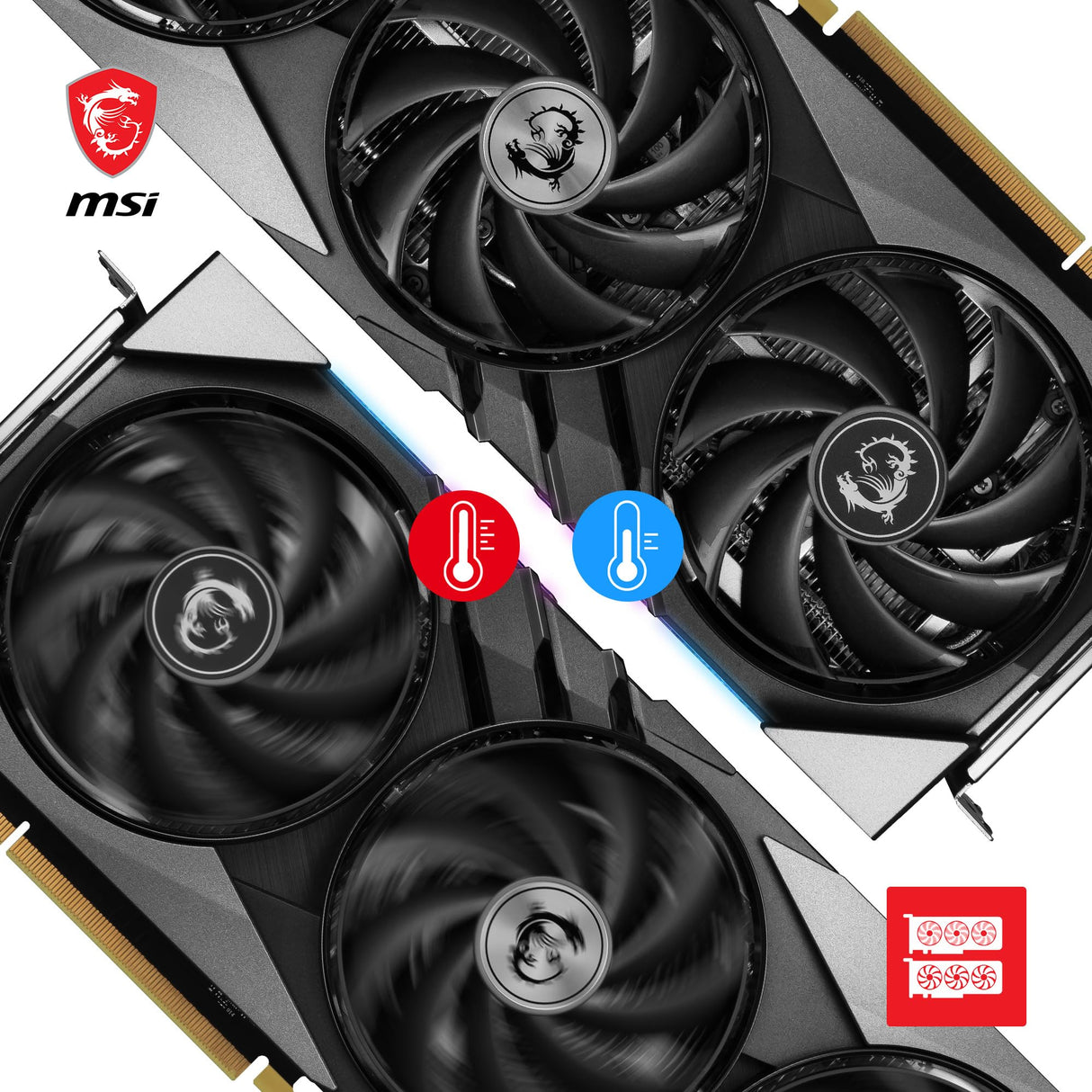 MSI GeForce RTX 4060 Gaming X Slim Tarjeta Gráfica - RTX 4060 Ti, GDDR6, 16GB, PCIe 4.0-2 x TORX Fan 4.0 - HDMI 2.1a, DisplayPort 1.4a