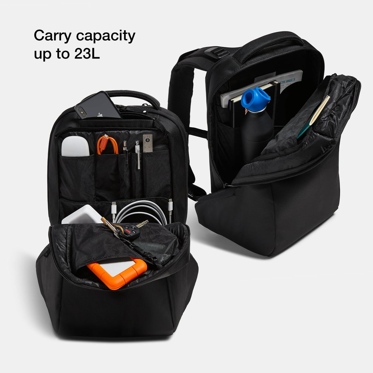 Incase, ICON Backpack Unisex adulto, Negro, Talla única