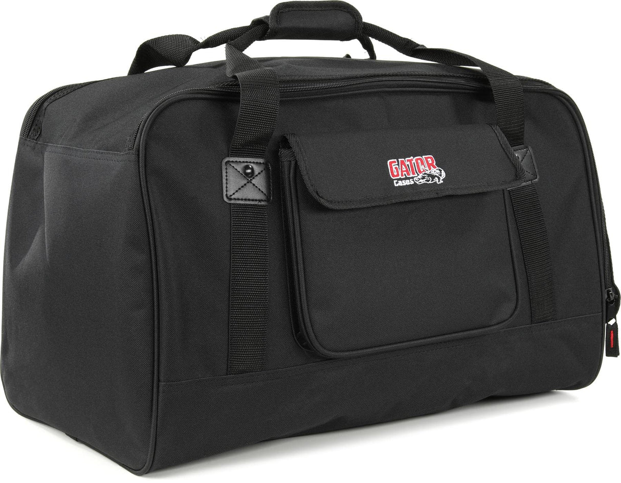 Gator Cases Bolsa de altavoz resistente para altavoces compactos de 10"; se adapta a QSC K10, Yamaha DXR10 y más (GPA-TOTE10)