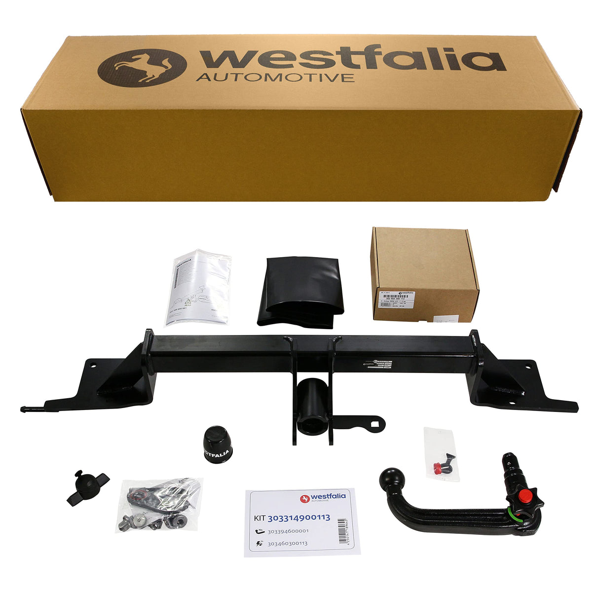 Westfalia Enganche Desmontable para BMW X1 (E84) (10/2009-03/2014) - Viene con un Kit de Cableado Westfalia Específico de 13 Pines para Vehículos