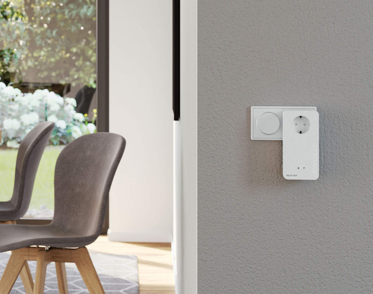 Devolo Mesh WiFi 2 1200 AC: 3 adaptadores Wi-Fi para Disfrutar de una Wi-Fi Mesh en Todas Las Habitaciones de la casa, Ideal para Streaming (8764)
