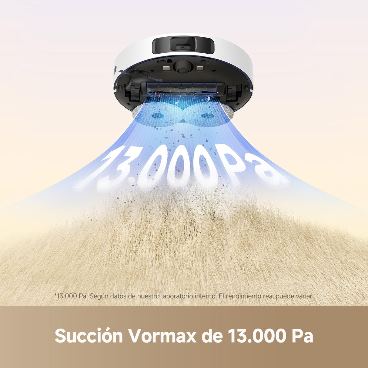 DREAME L10s Pro Gen 3 Robot Aspirador y Friegasuelos Inteligente, Succión Vormax de 13.000 Pa, Sistema de Fregado DuoScrub, Mopa con Elevación Automática de 7 mm, Alcanza lo Inalcanzable, 5.200 mAh