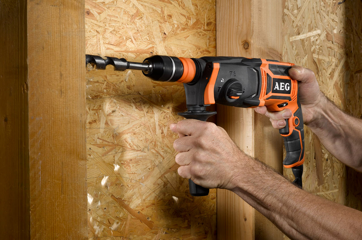 AEG Martillo Combinado 800W 24mm FIXTEC - 2,4J (EPTA) parada de rotación