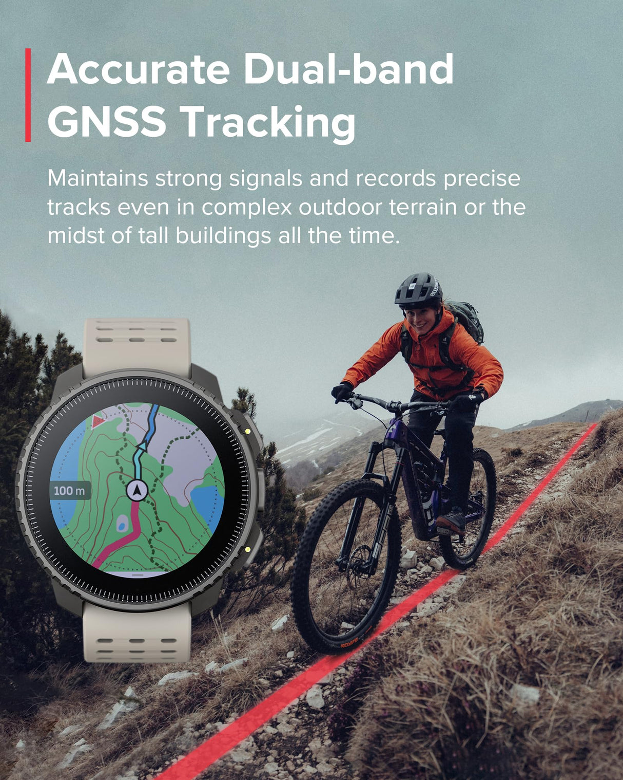 SUUNTO Vertical Reloj Deportivo - Smartwatch GPS, GPS de Doble Frecuencia, Mapas sin Conexión Gratuitos, Autonomía de hasta 50 Días, Carcasa Resistente Militarmente, Resistente al Agua hasta 100m