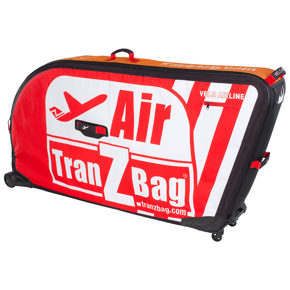 TranZbag Air - Bolsa de Transporte para Bicicleta, Color Rojo, tamaño Talla única