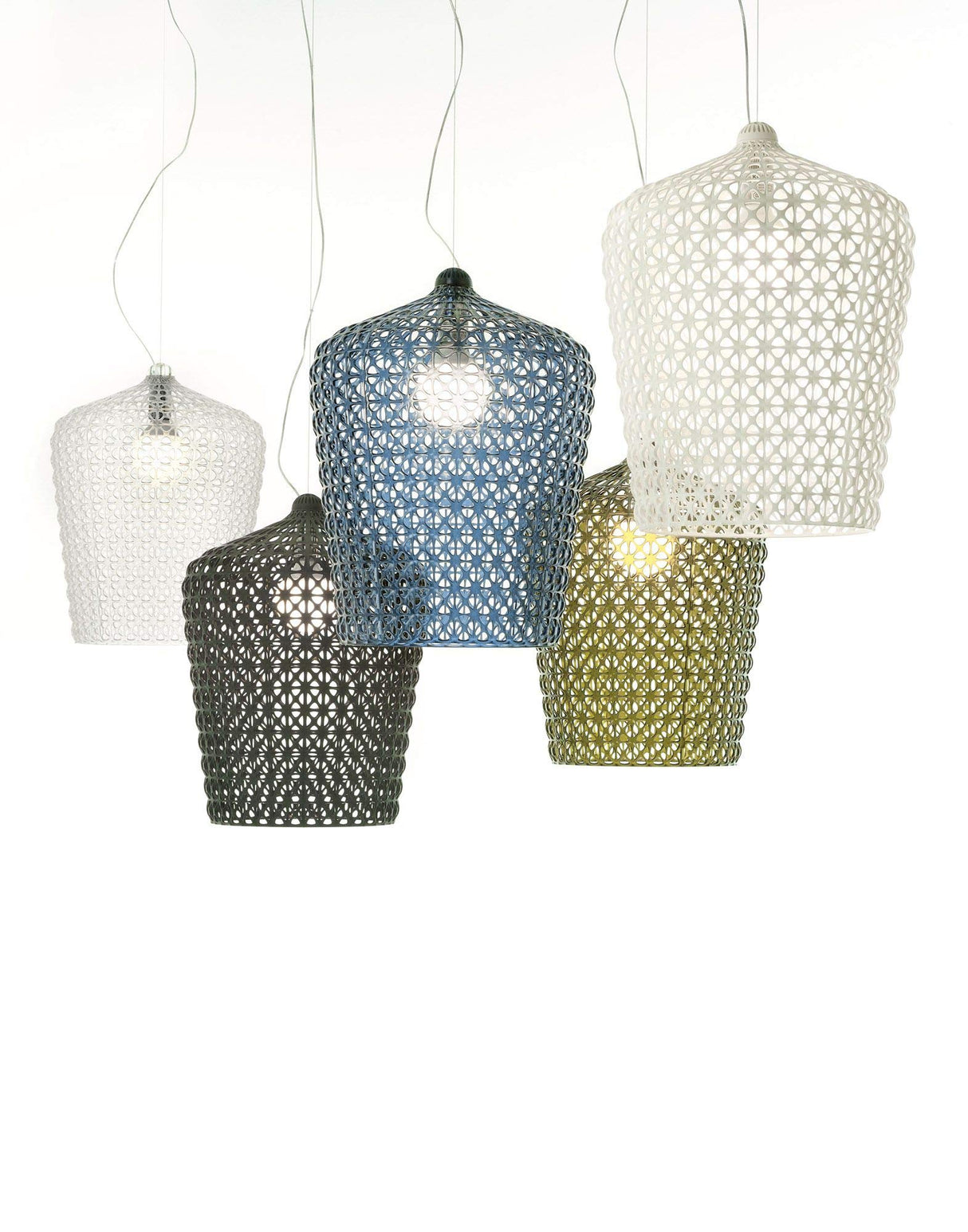 Kartell Kabuki, Lámpara colgante, Indoor, Cristal